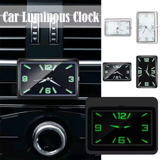 Universal Painel Do Carro Auto-Adesivo Relógio Quadrado Decorativo Mini Luminoso Interior Acessórios Automóveis em Oferta na Shopee
