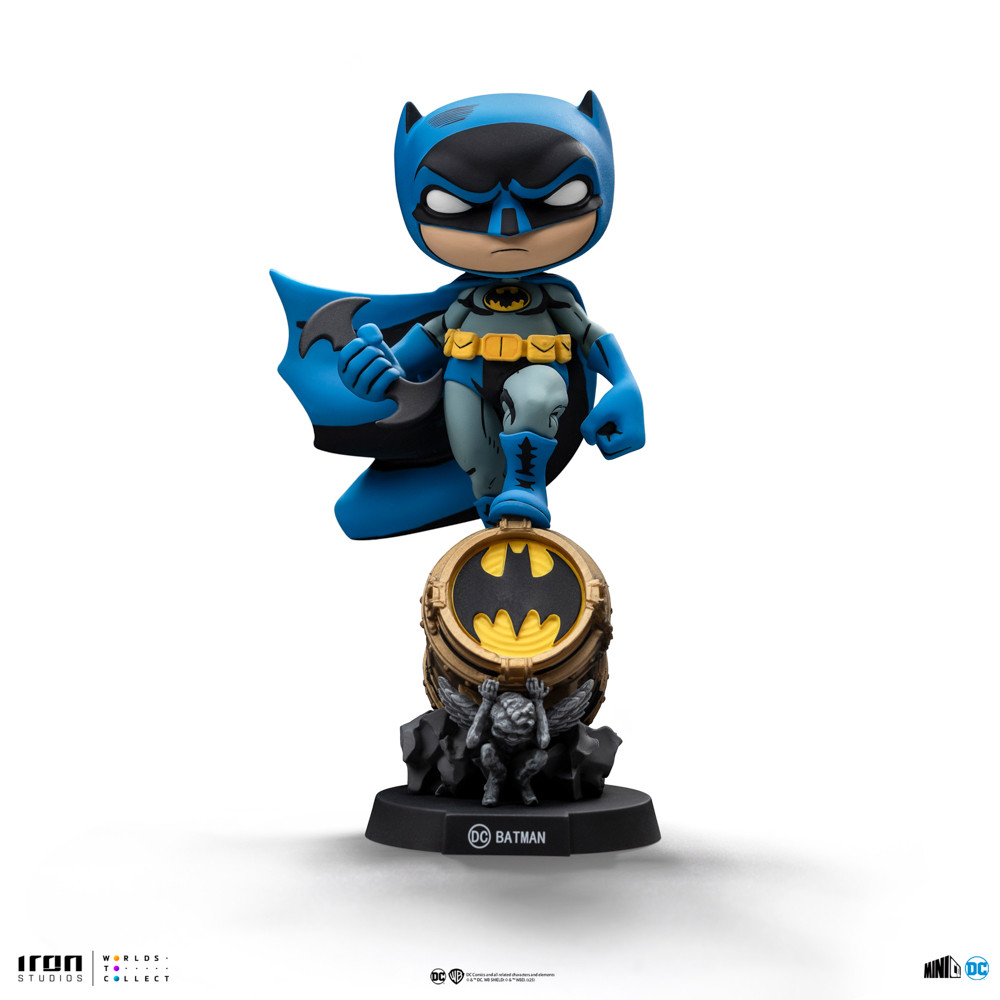 Estátua Batman on Bat-Signal (Blue Variant) - MiniCo - Iron Studios em Oferta na Shopee