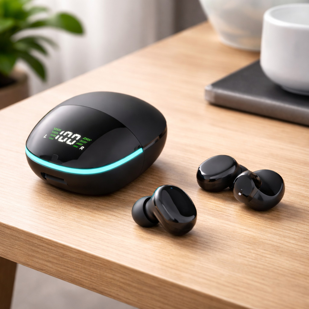 Fone de Ouvido Sem Fio Bluetooth TWS com Display Digital LED e Case Recarregável LE-2432 em Oferta na Shopee