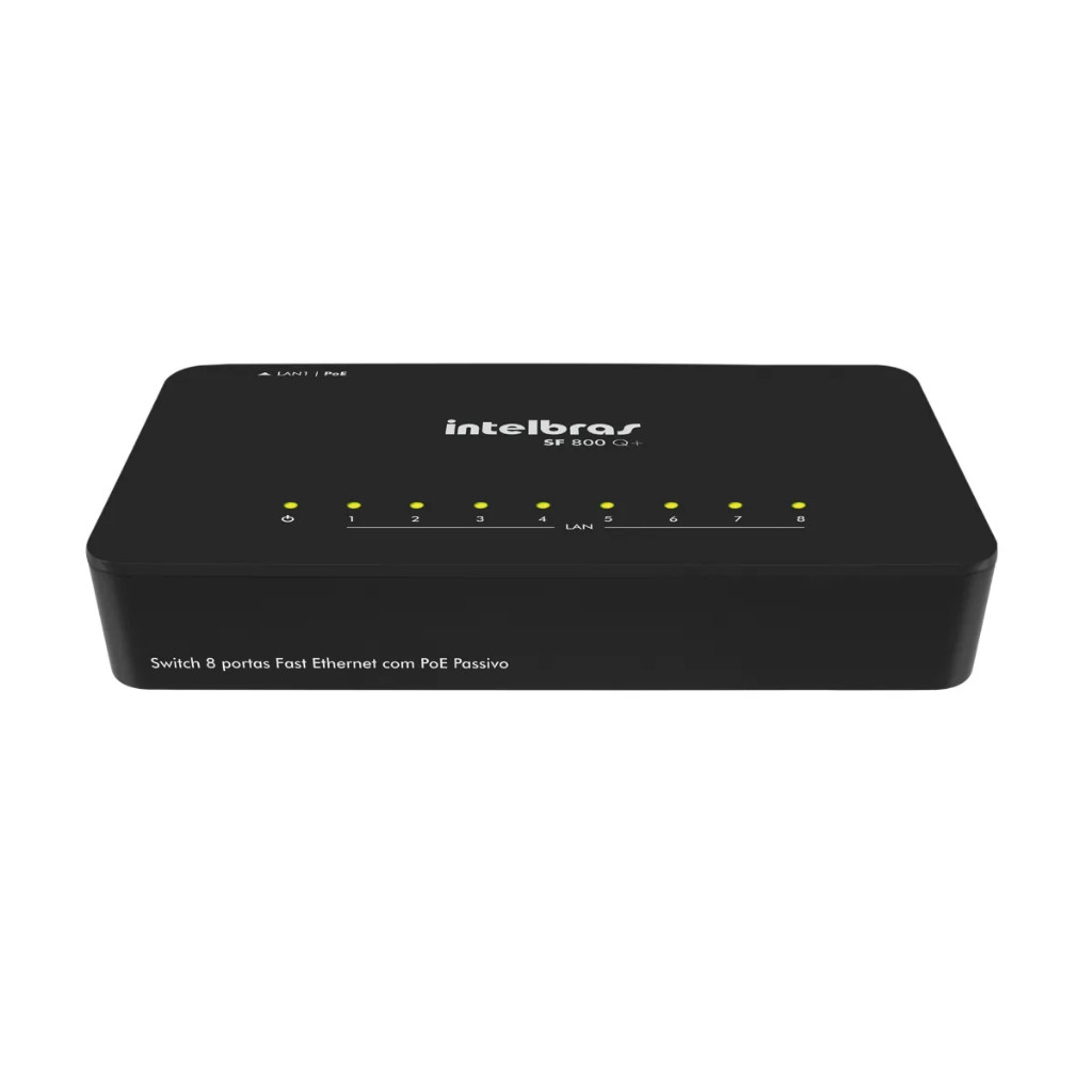 SF 800 Q+ -Switch 8 portas Fast Ethernet com PoE Passivo (USADO - USADO)