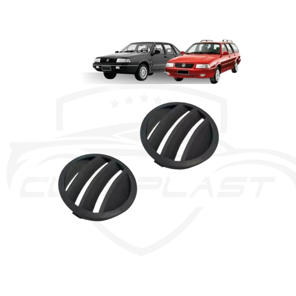 Par Difusor Saída De Ar Painel Superior  Santana e Santana Quantum Preto em Oferta na Shopee