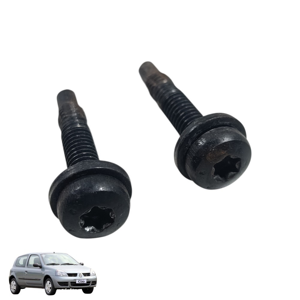 Par Parafusos Fechadura Porta Malas Renault Clio 2006 A 2012