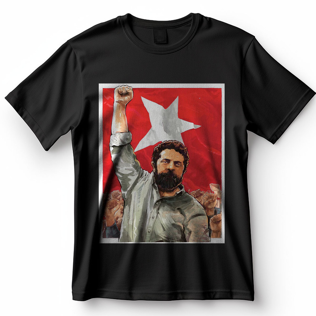 Camiseta Lula Presidente Adulto  Unissex Presidente Brasil Política Blusa Camisa 100% Algodão