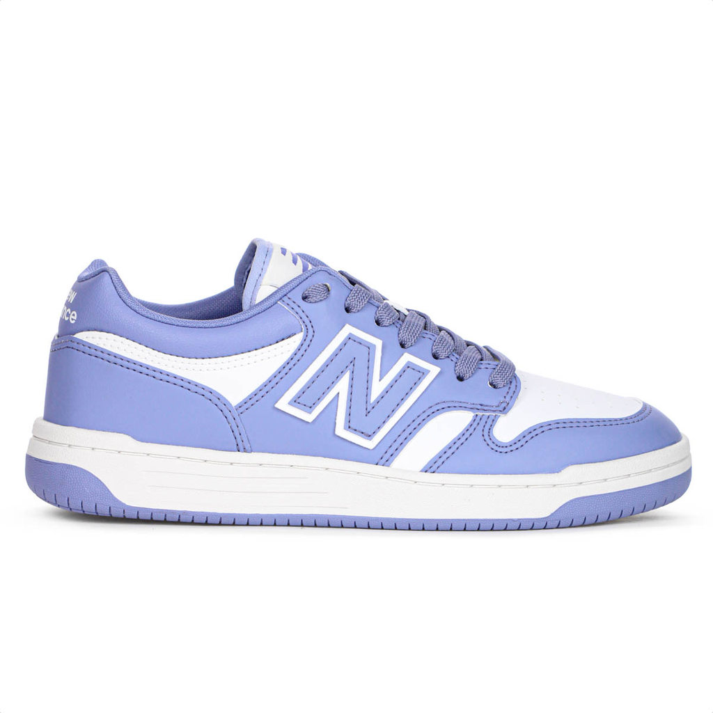 Tênis New Balance 480 Low Roxo e Branco - Feminino