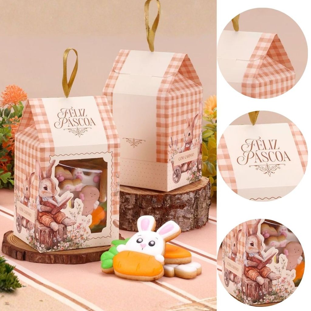 10 EMBALAGEM PARA LEMBRANCINHA COM VISOR ACOLHER 5534 ( PASCOA JANGO 2026 ) em Oferta na Shopee