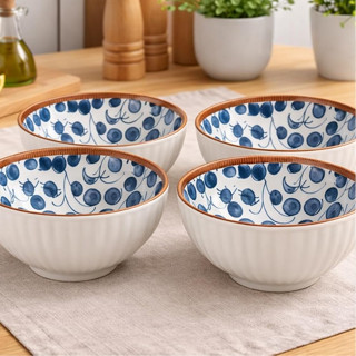 Bowl Porcelana Azul Coleção Azzurea – Mesa Posta Elegante, Design Premium em Oferta na Shopee