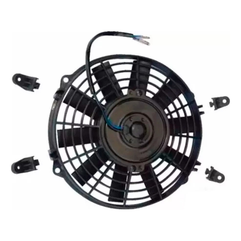 Eletro Ventilador Ar Condicionado Universal 9 Polegadas 12v
