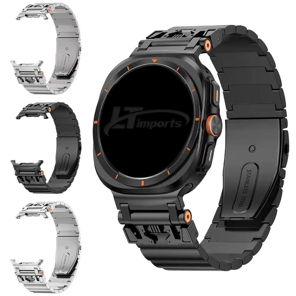 Pulseira Metal Art Elos LTimports compativel com Samsung Galaxy Watch Ultra 47mm