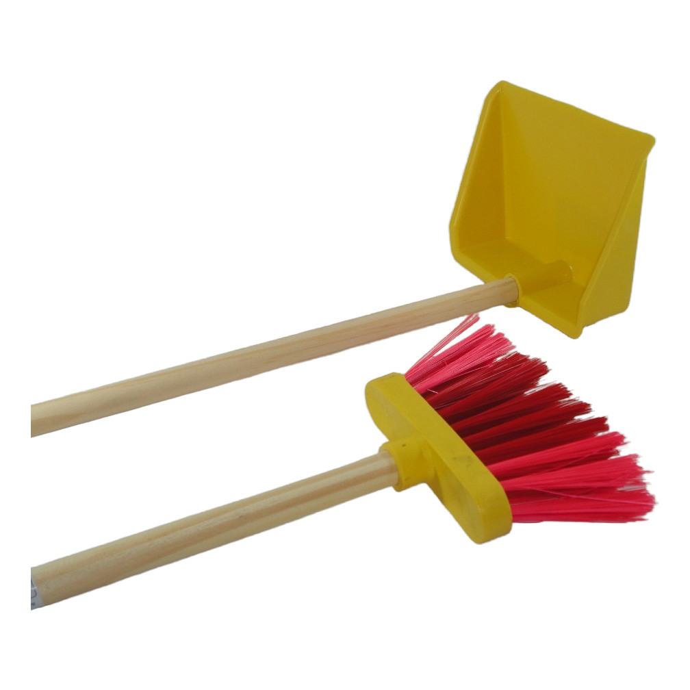 Kit Mini Vassoura E Pá Infantil Brinquedo Faz De Conta Criança em Oferta na Shopee