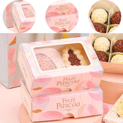 10 CAIXA P/ 6 DOCES PÁSCOA OU 2 OVOS 50G CELEBRAR 5488 ( PASCOA JANGO 2026 )