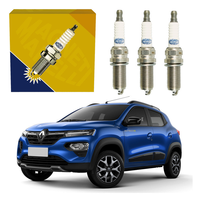 Jogo Velas Ignição Kwid 1.0 12v 2022 A 2025