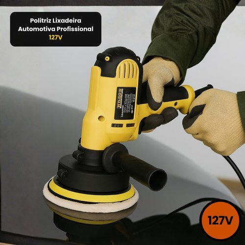 Politriz Lixadeira Automotiva Profissional Potente Velocidade Variavel 127V
