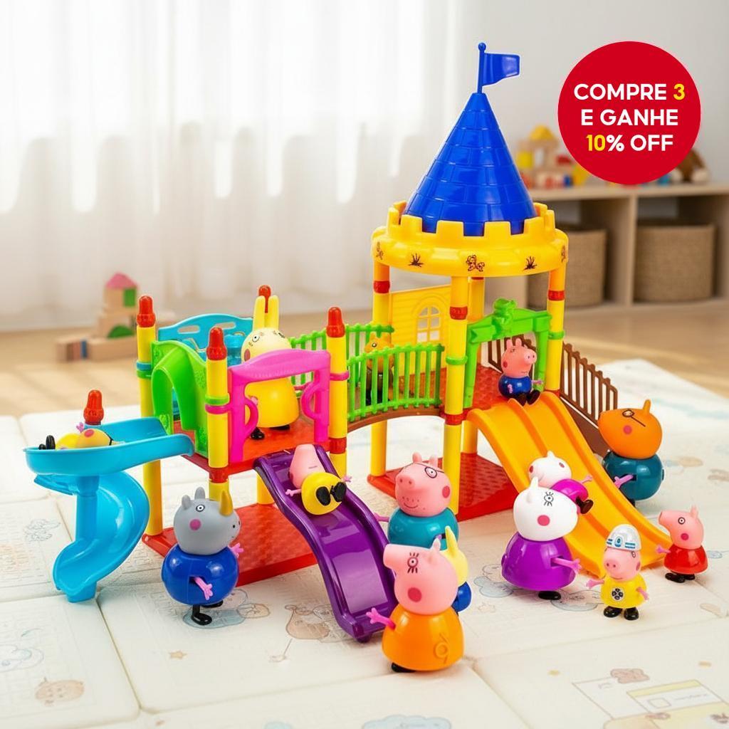 Peppa Pig Castelo Brinquedo Presente para Meninos e Meninas em Oferta na Shopee