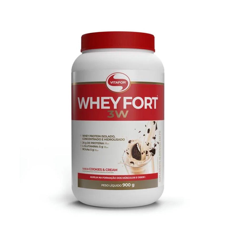 Vitafor - Whey Fort 3W - 900g (cookies & cream)