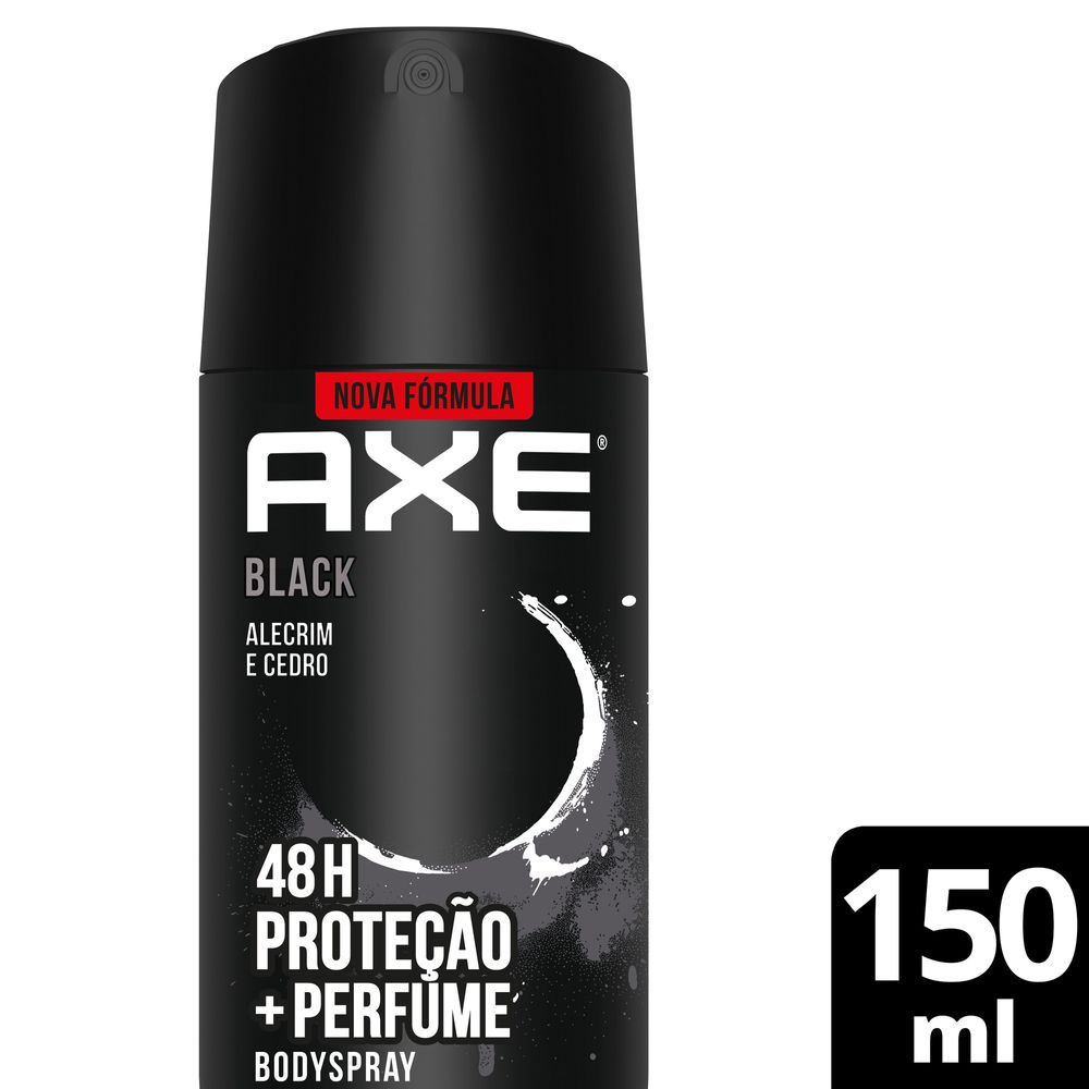 Desodorante Antitranspirante Masculino Aerossol Body Spray Axe Black 152ml em Oferta na Shopee