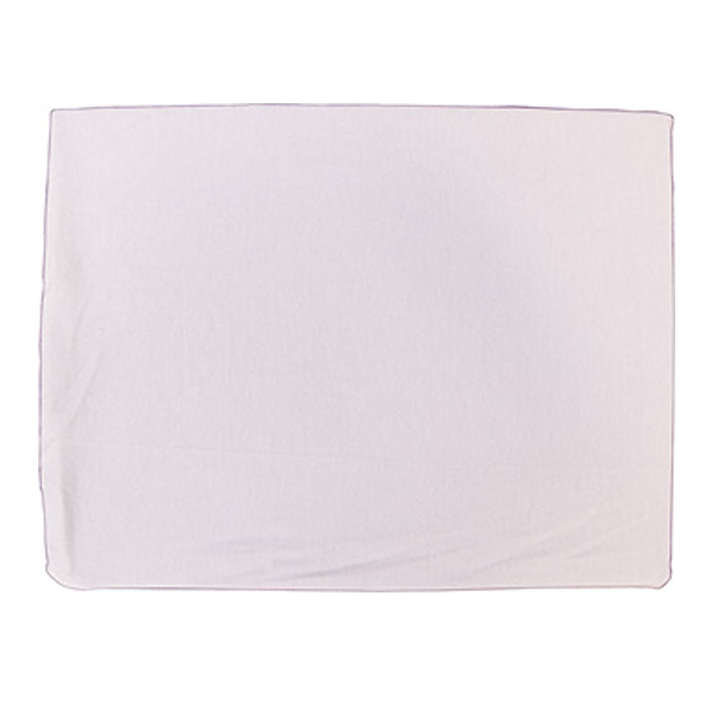 Lençol com Elástico para Mini Cama em Malha - Branco