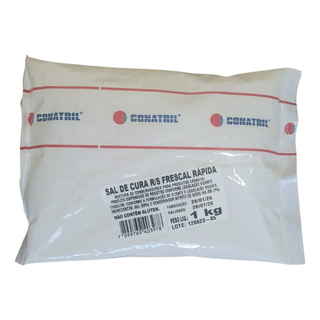 Sal De Cura 1 1kg  Para Linguiças Frescas Tipo Rs em Oferta na Shopee