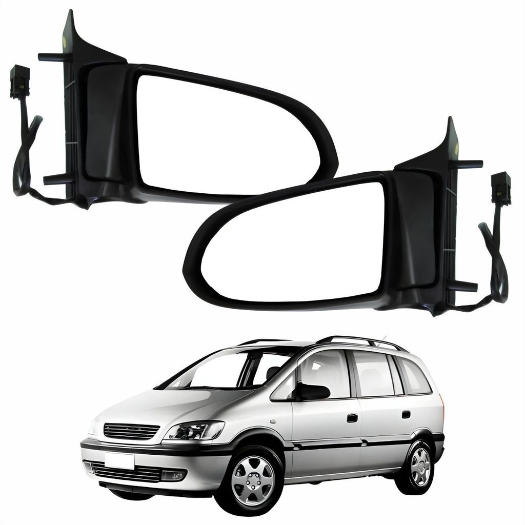 Par Retrovisor Gm Zafira 2000 A 2006 Elétrico Capa Lisa