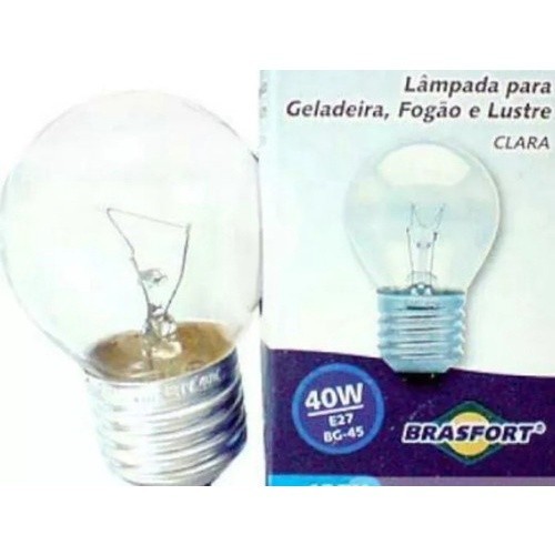 Kit 1 Lampada E27 110v + 4 Velas Fogao Electrolux 52sb
