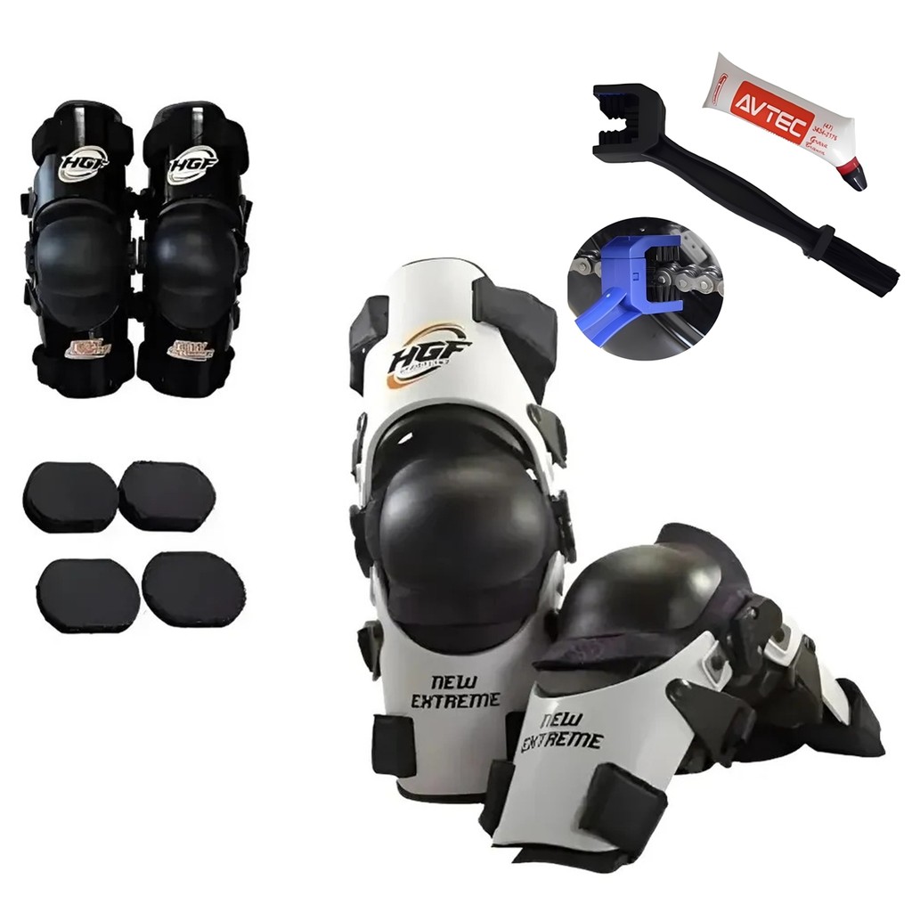 Joelheira Articulada Hgf New Extreme-mx Cross Trilha
