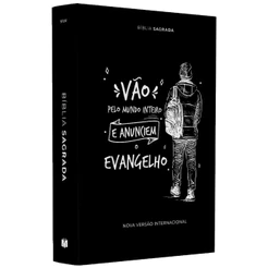 Bíblia Sagrada Vão Pelo Mundo | NVI | Letra Grande | Capa Dura Ilustrada
