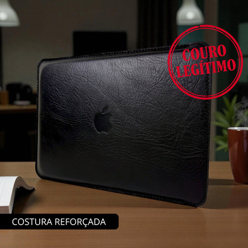 Capa Case Slim Macbook Pro 14 M4/ M5 Couro Legítimo Week Premium