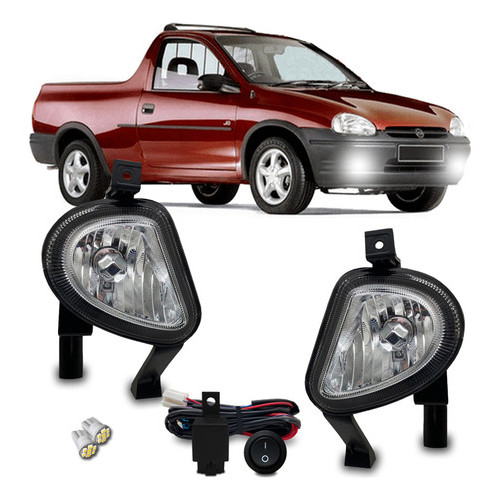 Kit Farol De Milha Corsa 00/10 Classic Hacht Pick Up Wind