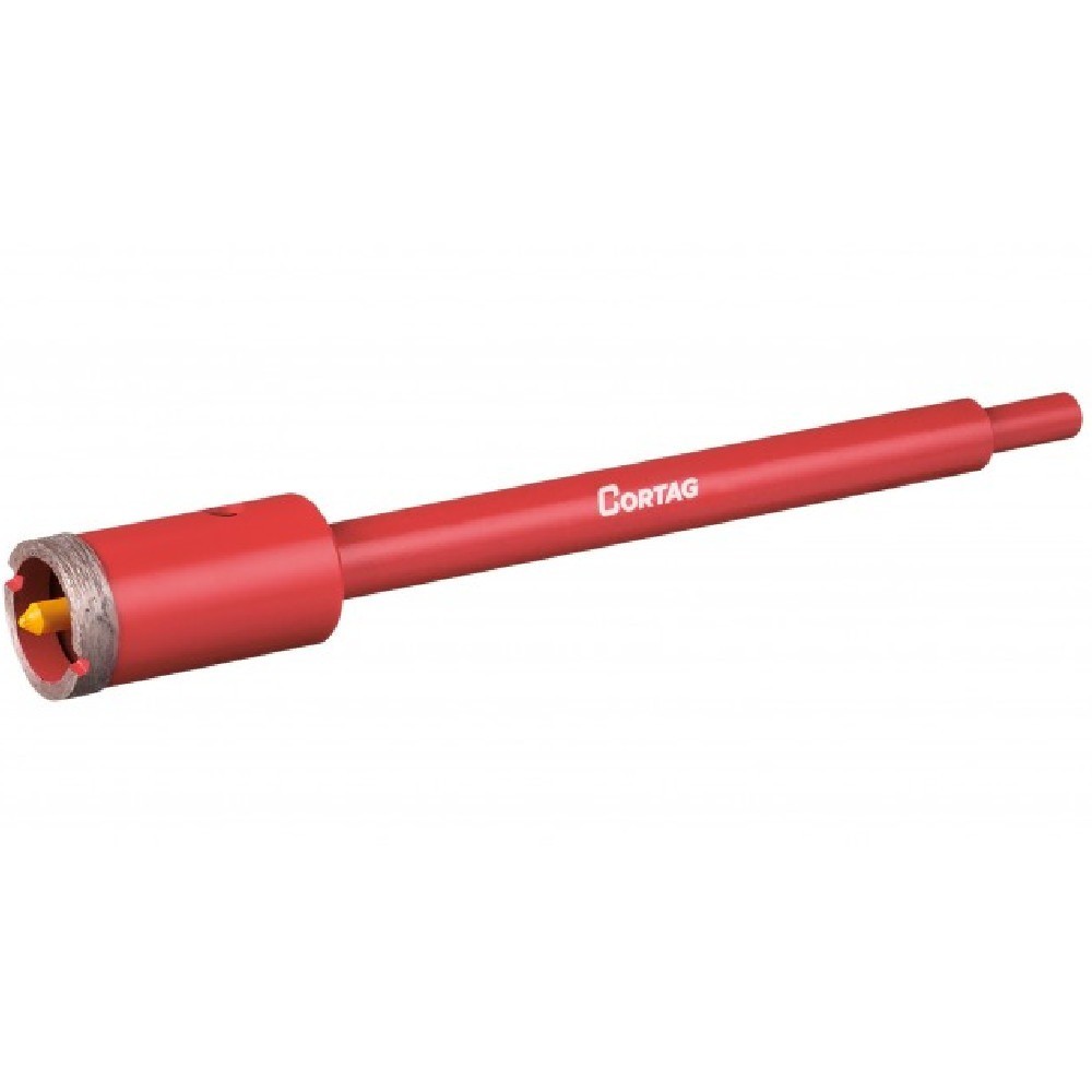 Serra copo diamantada 30 mm com haste de 3/8" - 61416 - Cortag