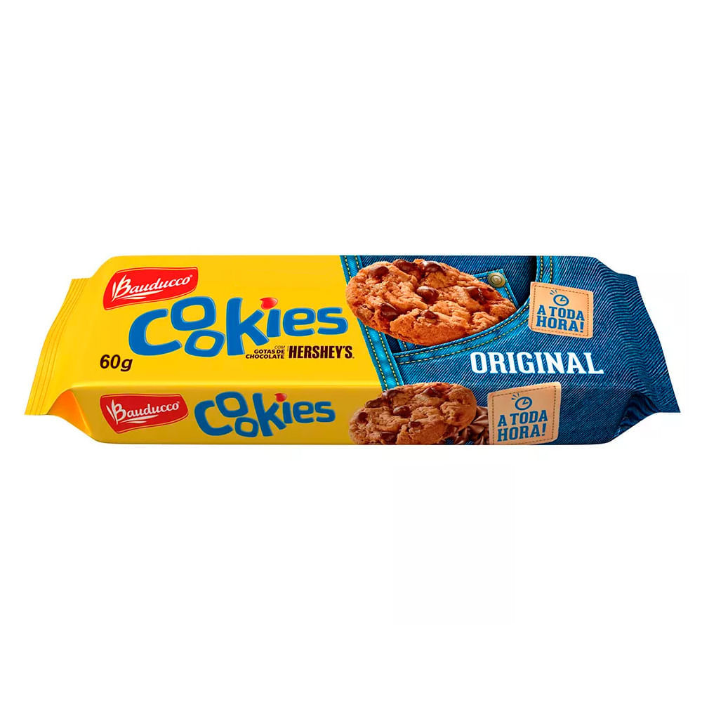Biscoito Bauducco Cookies Original 60g em Oferta na Shopee