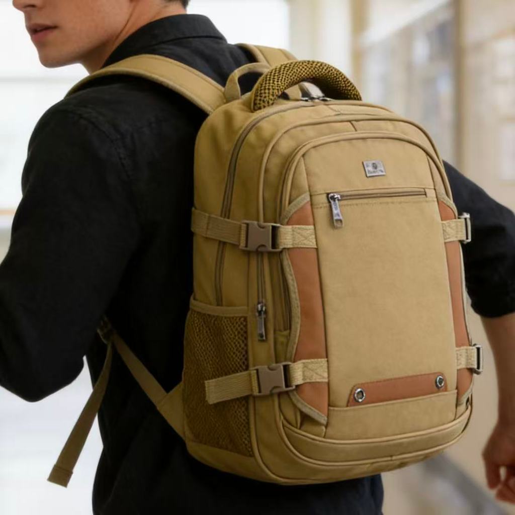 Mochila Simples Com Grande Capacidade Impermeável E Resistente Viagens Ao Ar Livre Escola Trabalho Unissex TM9156 TM