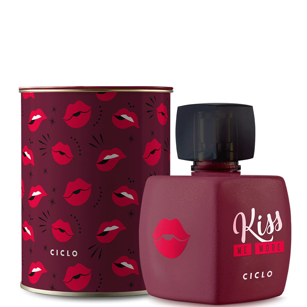 Deo Colônia Ciclo Kiss You More Lata 100ml em Oferta na Shopee