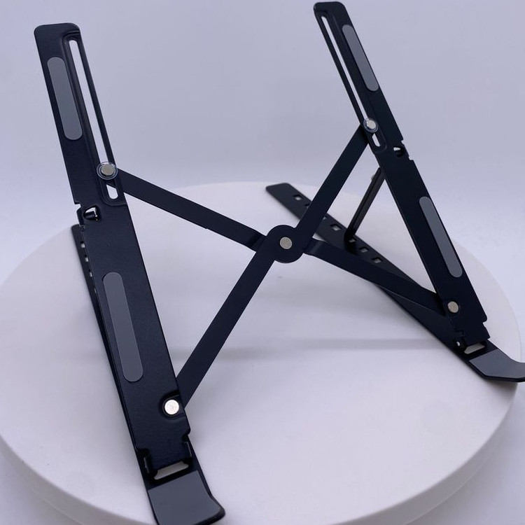 Suporte Notebook e Tablet - Alumínio Resistente Apoio Articulado Dobrável com Altura Regulável