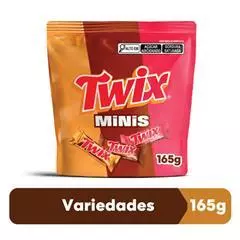 Chocolate Twix Variedades Minis 165g