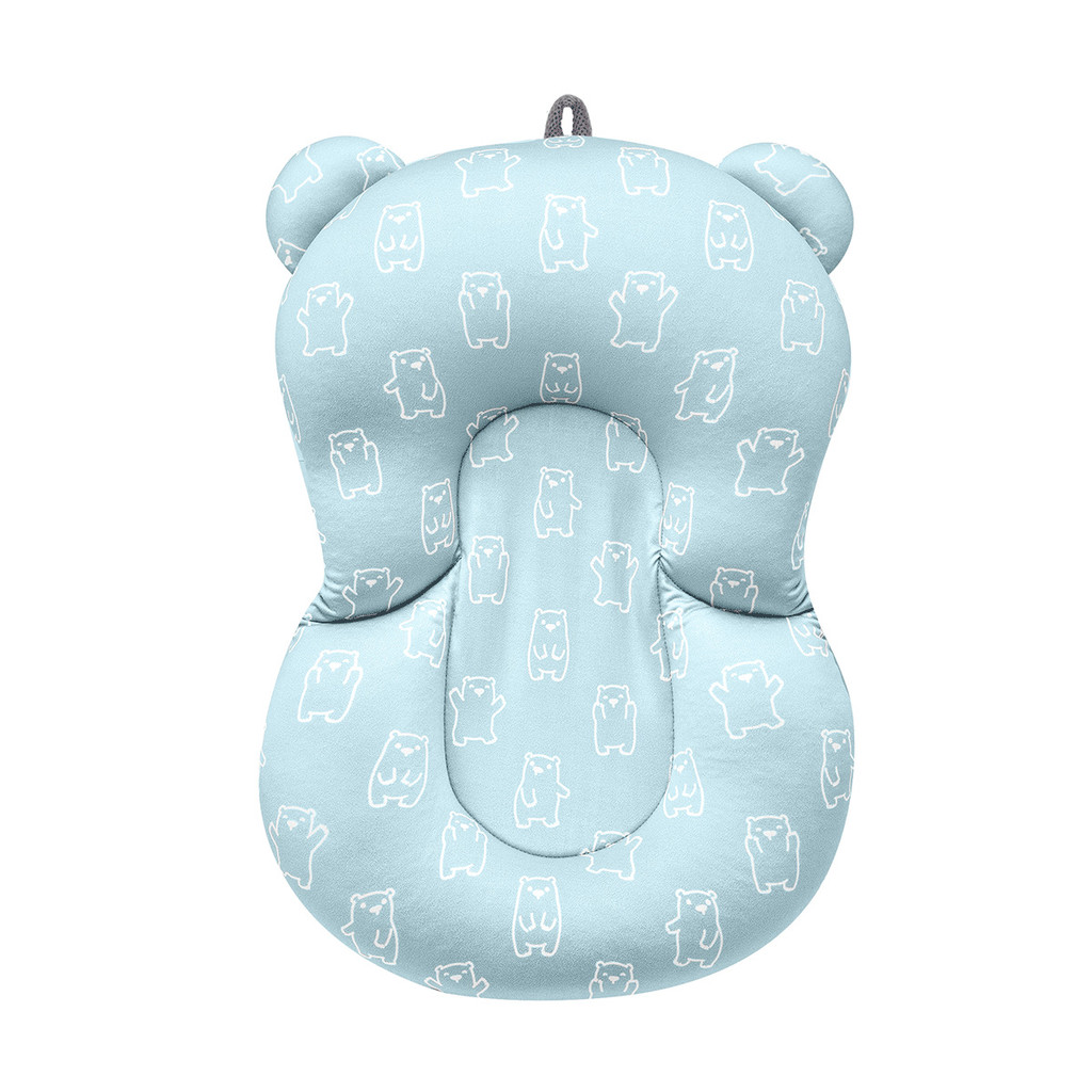 Almofada De Banho Buba para Bebê Ursinho Azul
