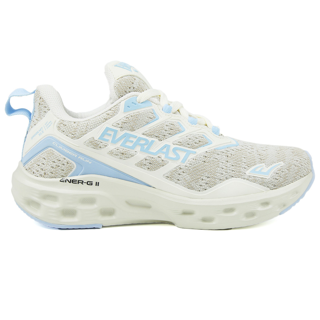 TÊNIS EVERLAST CLIMBER RUN FEMININO BEGE/AZUL em Oferta na Shopee