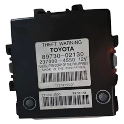 Módulo Central Alarme Toyota Corolla 2370004550