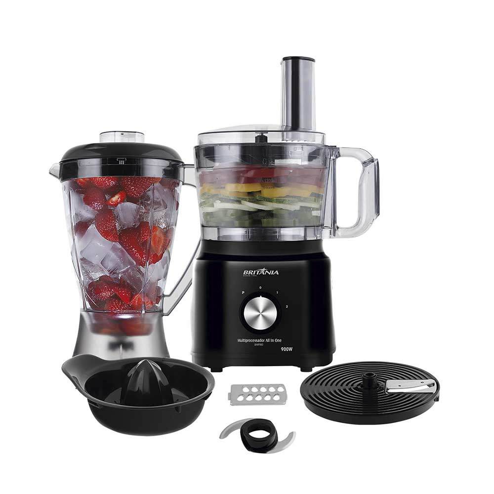 Multiprocessador de Alimentos Britânia BMP900P 5 em 1 - 220V em Oferta na Shopee