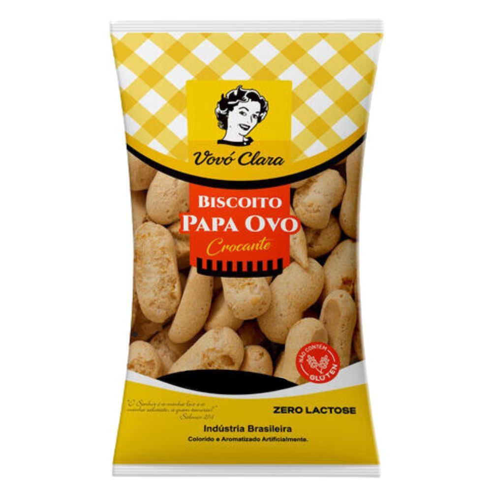 Biscoito Vovó Clara Papa Ovo 90g em Oferta na Shopee
