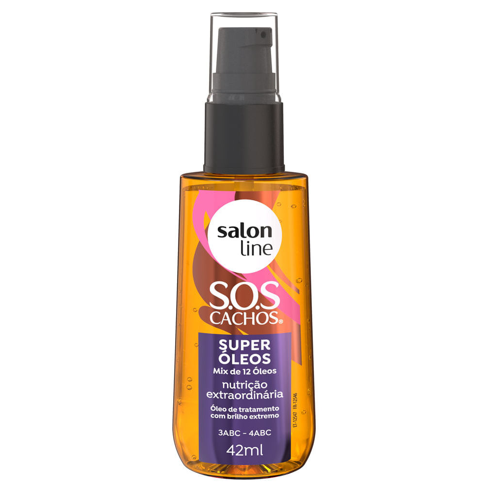Óleo Capilar Salon Line S.O.S Cachos Super Óleos Nutrição Extraordinária 42ml em Oferta na Shopee