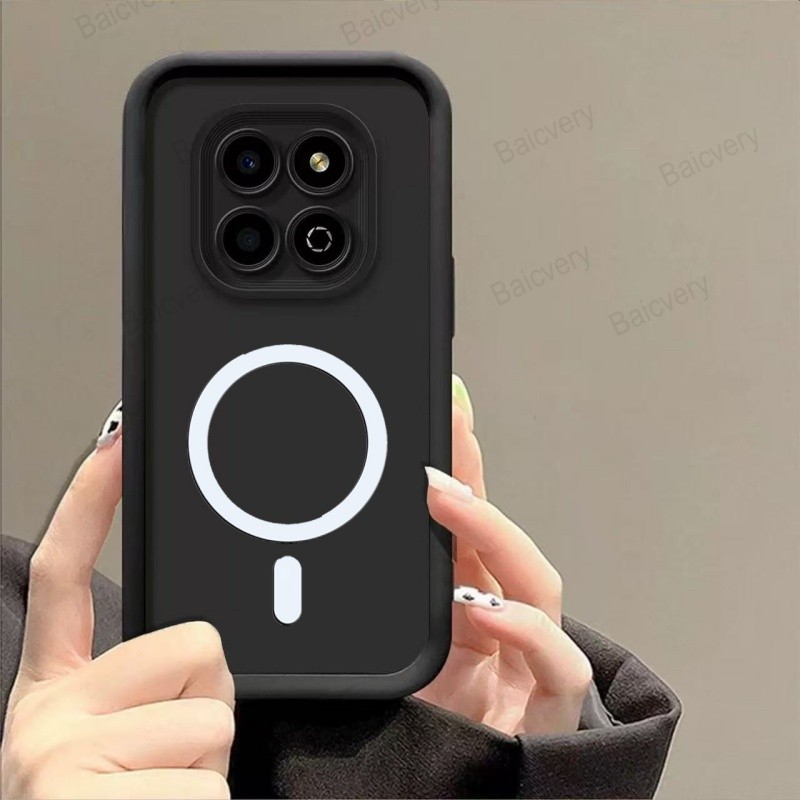 Capa De Proteção De Borda Para Redmi Note15 4G Pro 5G Note 15 + Plus Silicone TPU Macia Com Adesivo Magnético