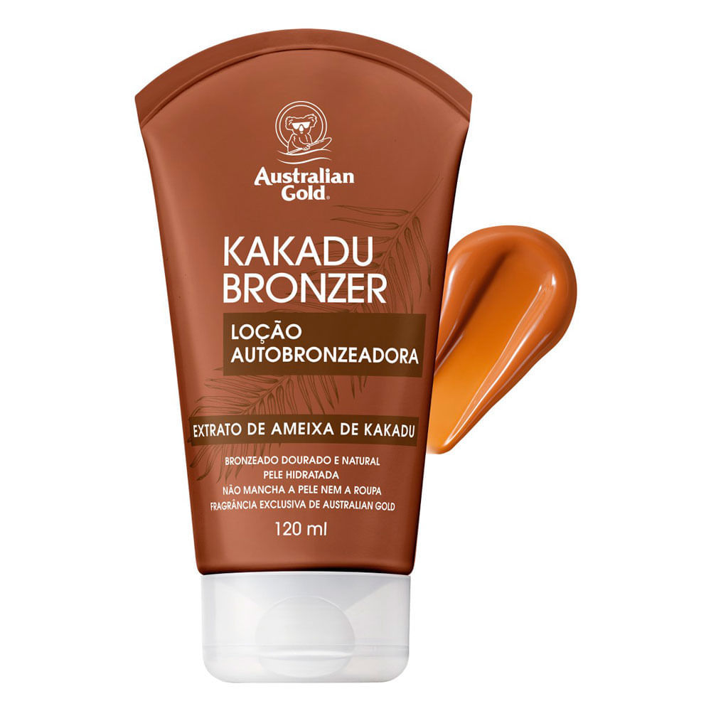 Loção Autobronzeadora Kakadu Bronzer Australian Gold 120ml em Oferta na Shopee