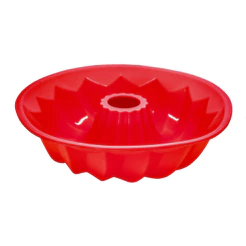 Forma Para Bolo com Furo de Silicone - Mozcada