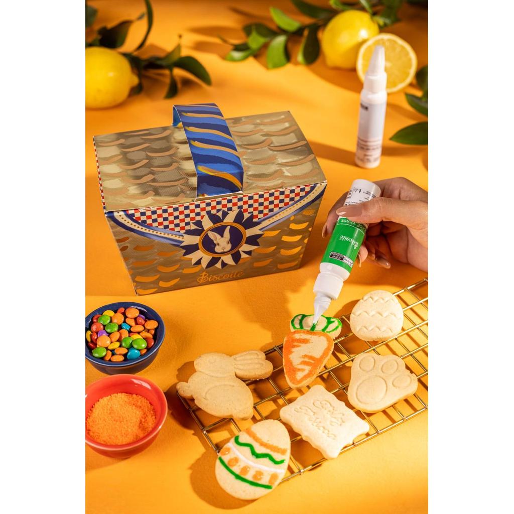 Oficina de Páscoa Kit Decorar Biscoito 200g | Biscoitê em Oferta na Shopee