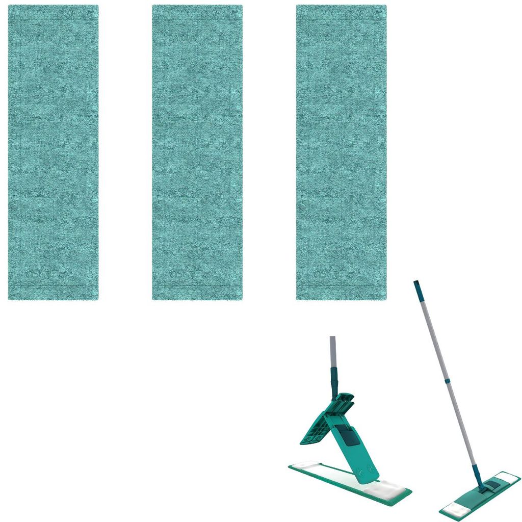 Refil Mop Flat Microfibra Rmop7657 Flash Limp Kit C/3