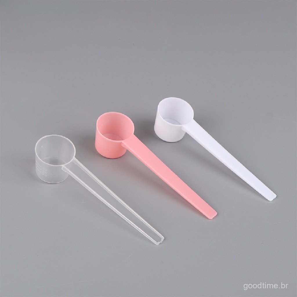 Conjunto de 10 peças de colheres medidoras de proteína de café de 5 gramas, colheres para leite, utensílios de cozinha d