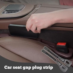 2 Pcs Assento De Carro Gap Filler Costura Lateral Plug Strip À Prova De Vazamento Tira De Enchimento Organizad