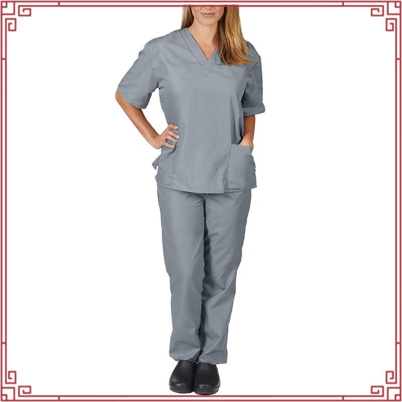 Conjunto Pijama Cirúrgico GABARDINE UNISSEX Scrub Hospitalar Privativo BORDADO GRÁTIS