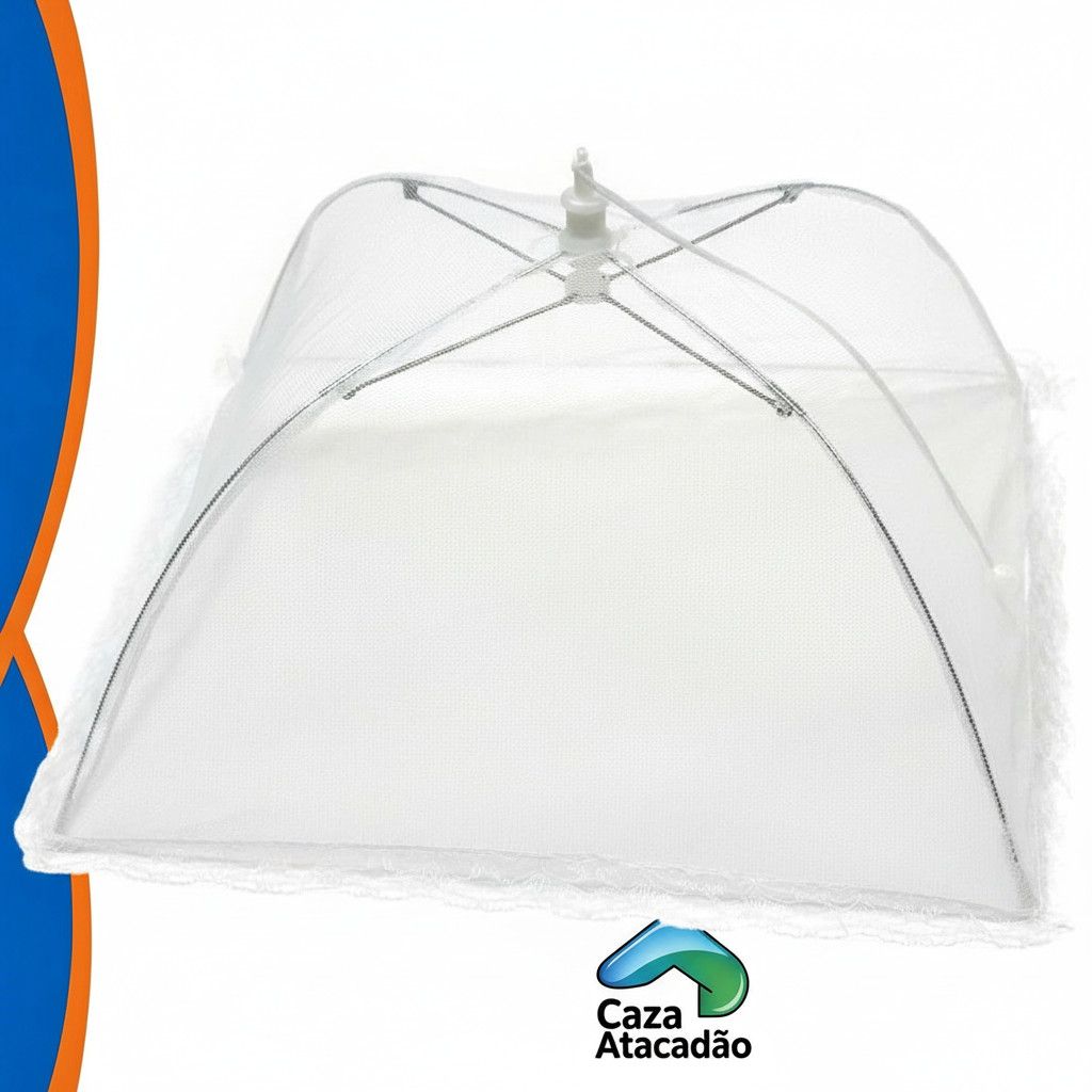 Protetores Tela Mosquiteiro Alimentos Kit1/2/3 Fruta E Bolo Protetor Alimentos Tela Protetora Tampa Proteto 32 cm