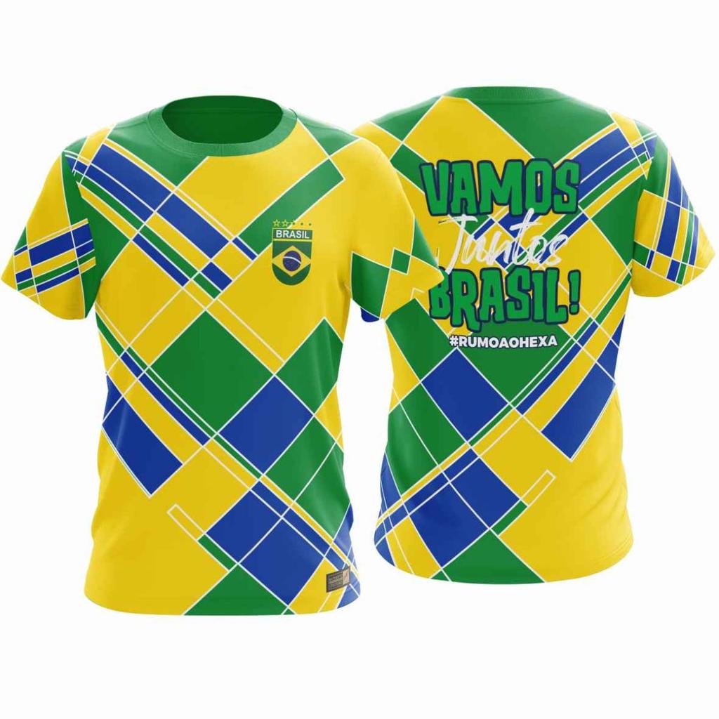 Camisa do Brasil Camiseta Futebol Torcedor MODELO 25