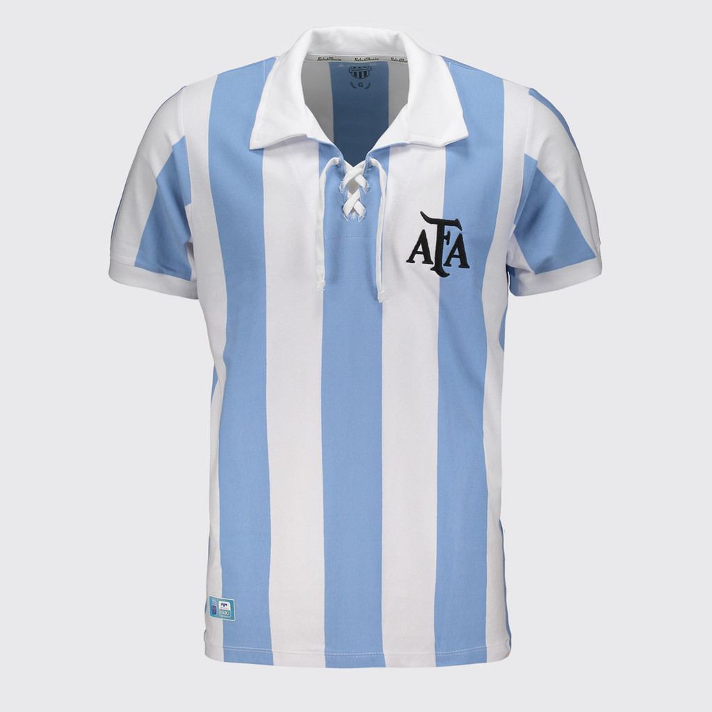 Camisa Argentina Retrô Cordinha